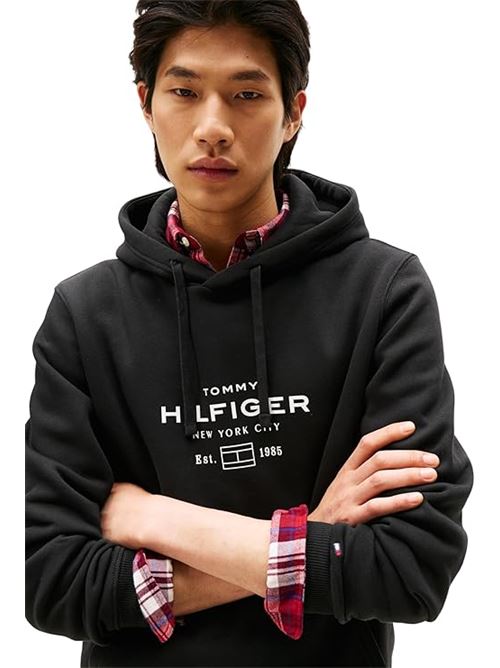 oval graphic hoodie TOMMY HILFIGER | MW0MW40864BDS